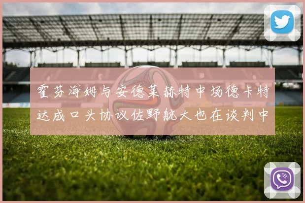 霍芬海姆与安德莱赫特中场德卡特达成口头协议佐野航大也在谈判中